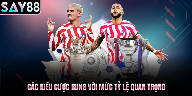 Các kiểu cược rung với mức tỷ lệ quan trọng