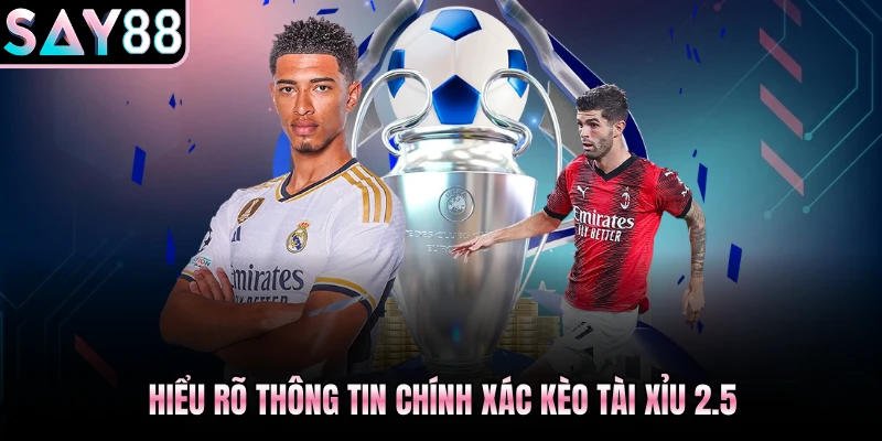 Hiểu rõ thông tin chính xác kèo tài xỉu 2.5
